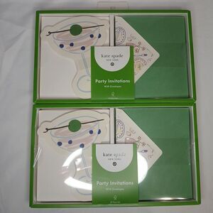 KATE SPADE New York x Target PARTY INVITATIONS Martini  Cocktail ENVELOPES (40)